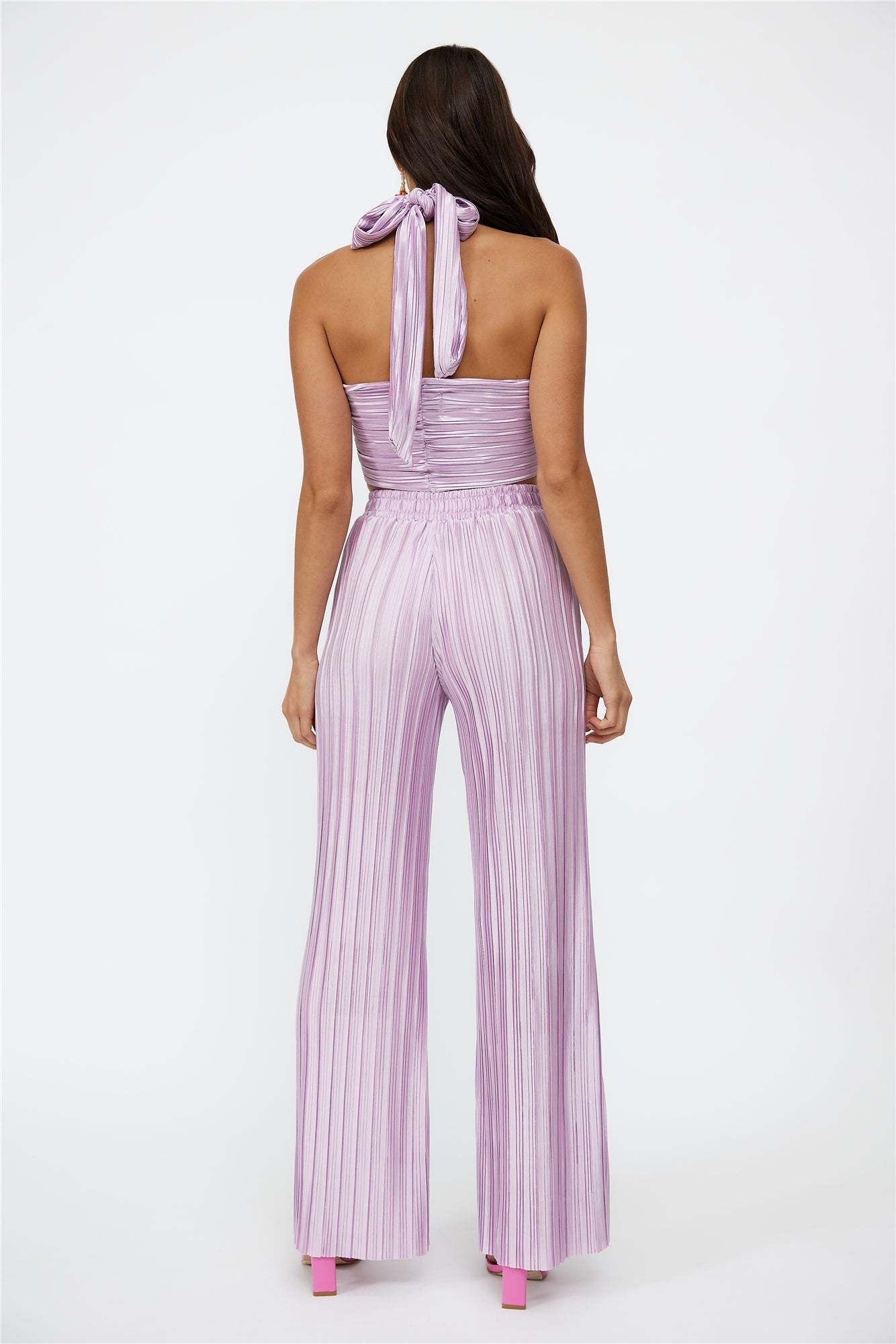 Set Heart Pants Lilac