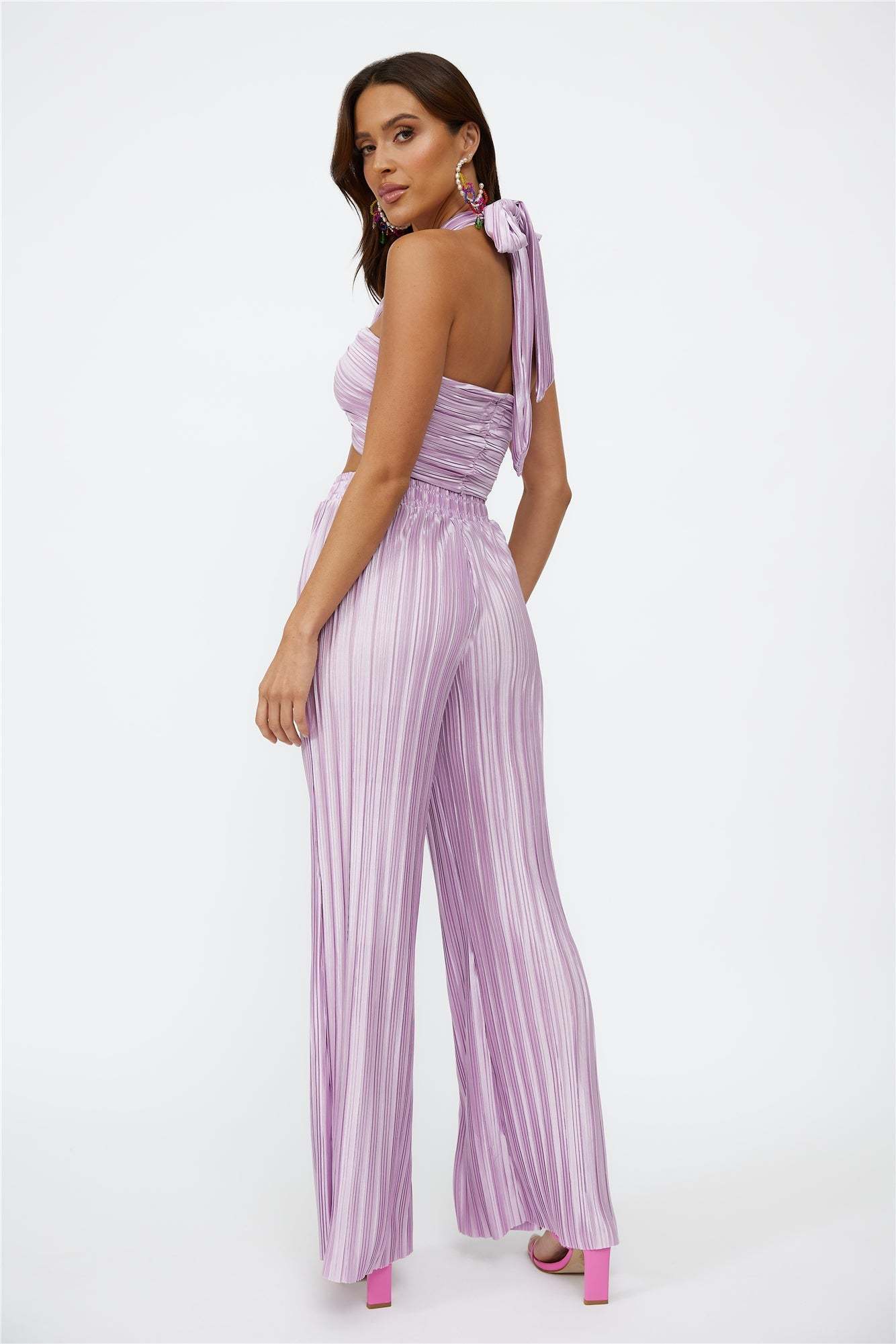 Set Heart Pants Lilac