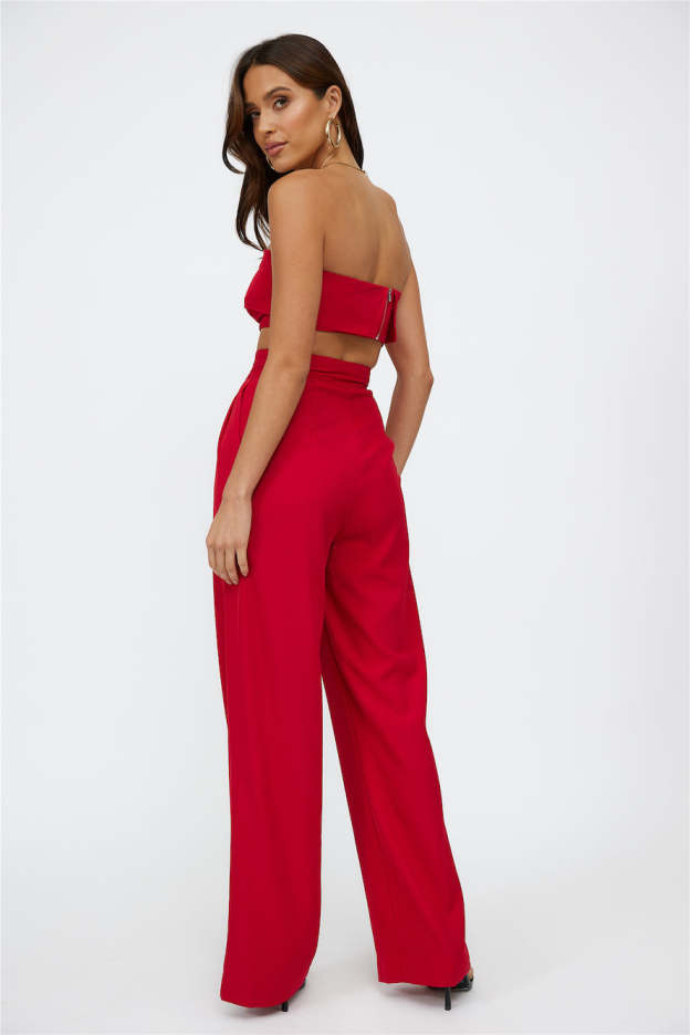 Blind Love Pants Red