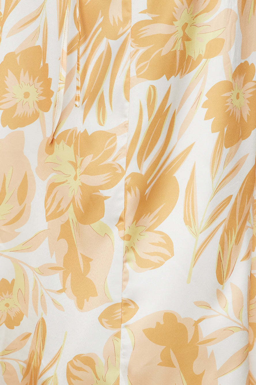 Blooming Season Maxi Dress Yellow