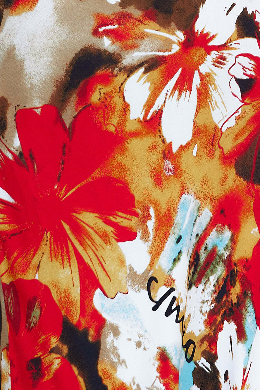 C/Meo Adore You Midi Dress Miami Floral