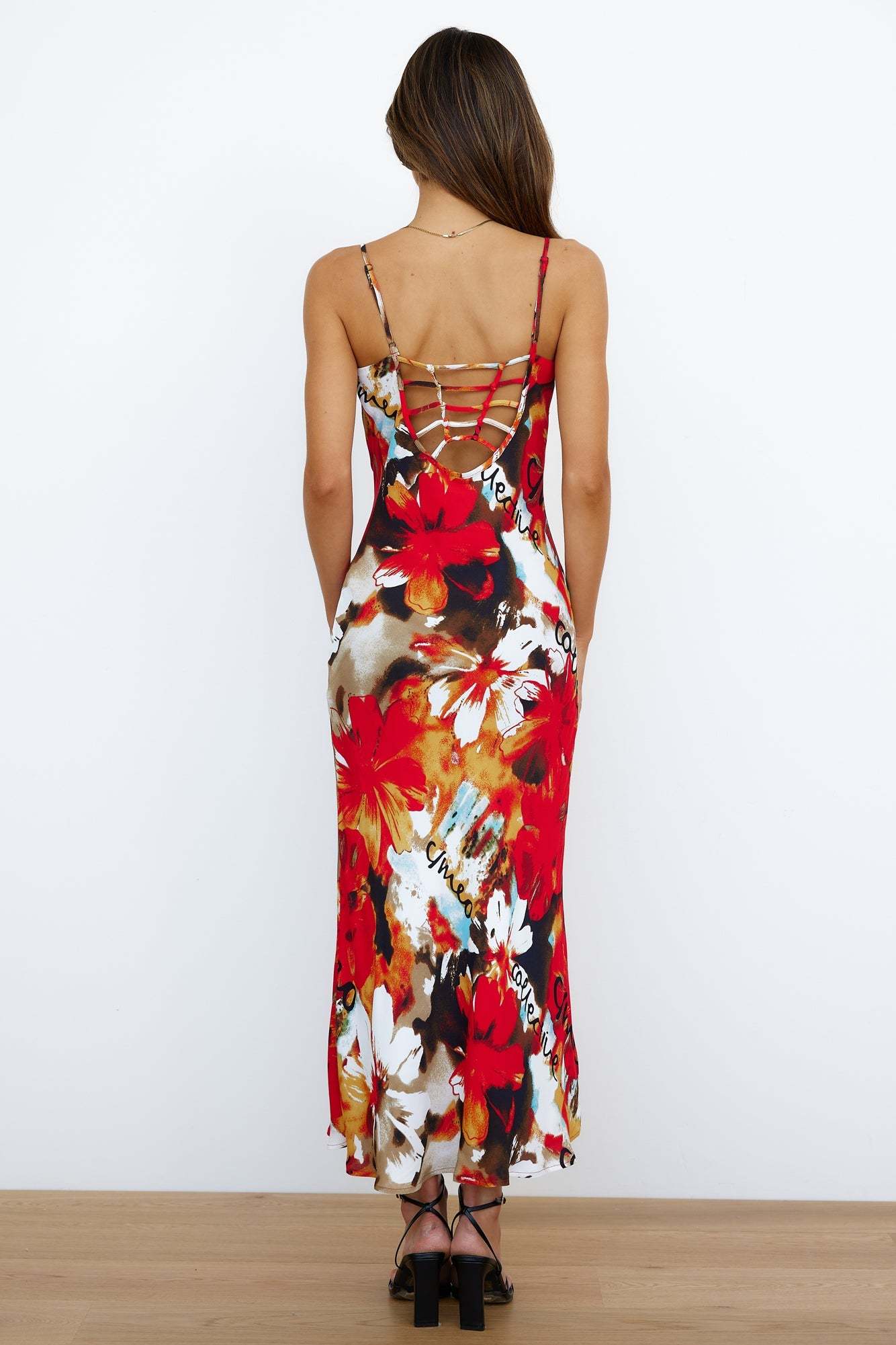 C/Meo Adore You Midi Dress Miami Floral