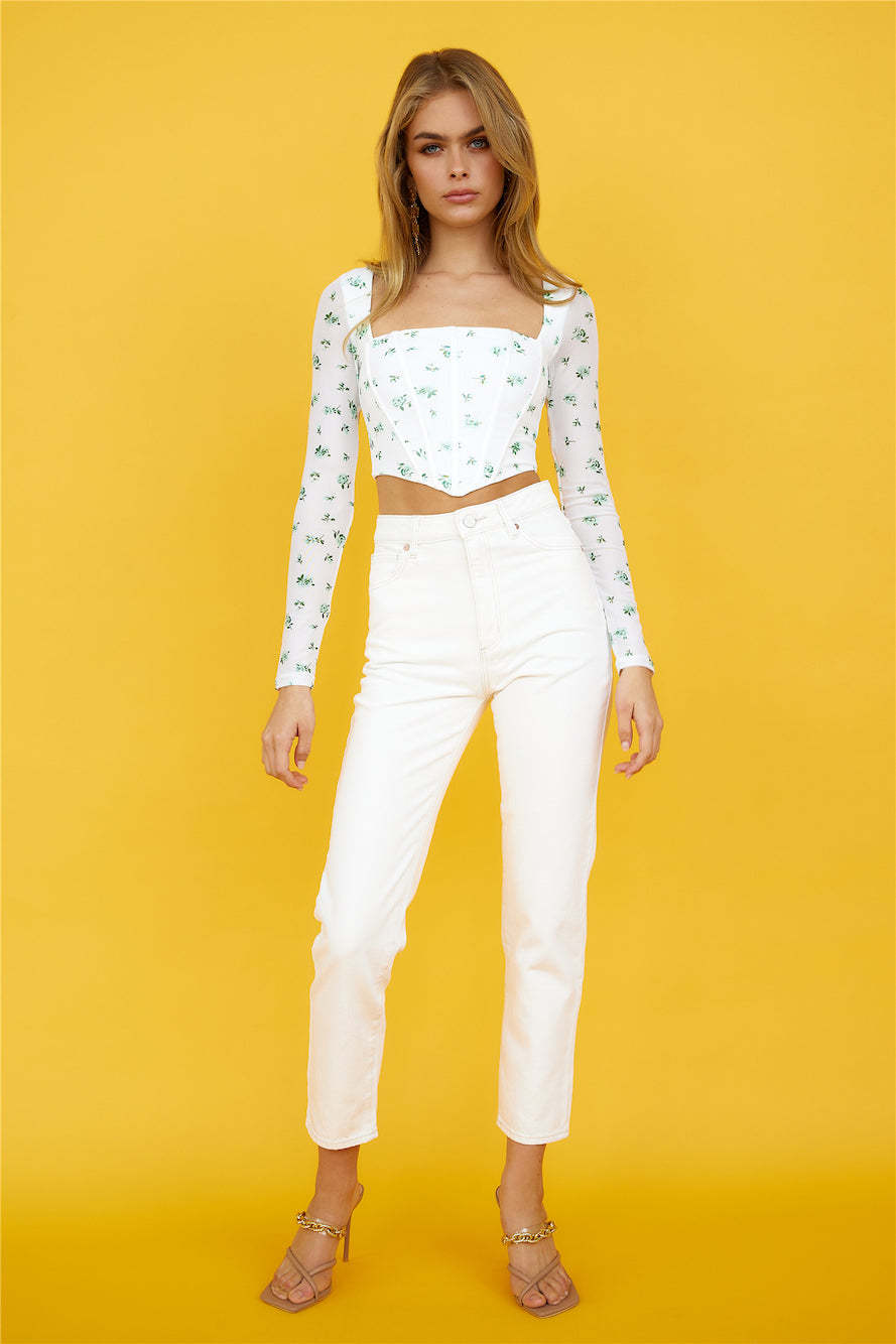 ABrand A 94 High Slim Stone White