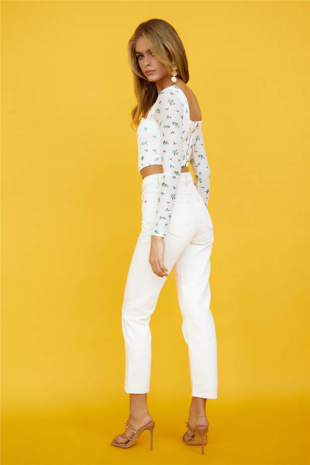 ABrand A 94 High Slim Stone White