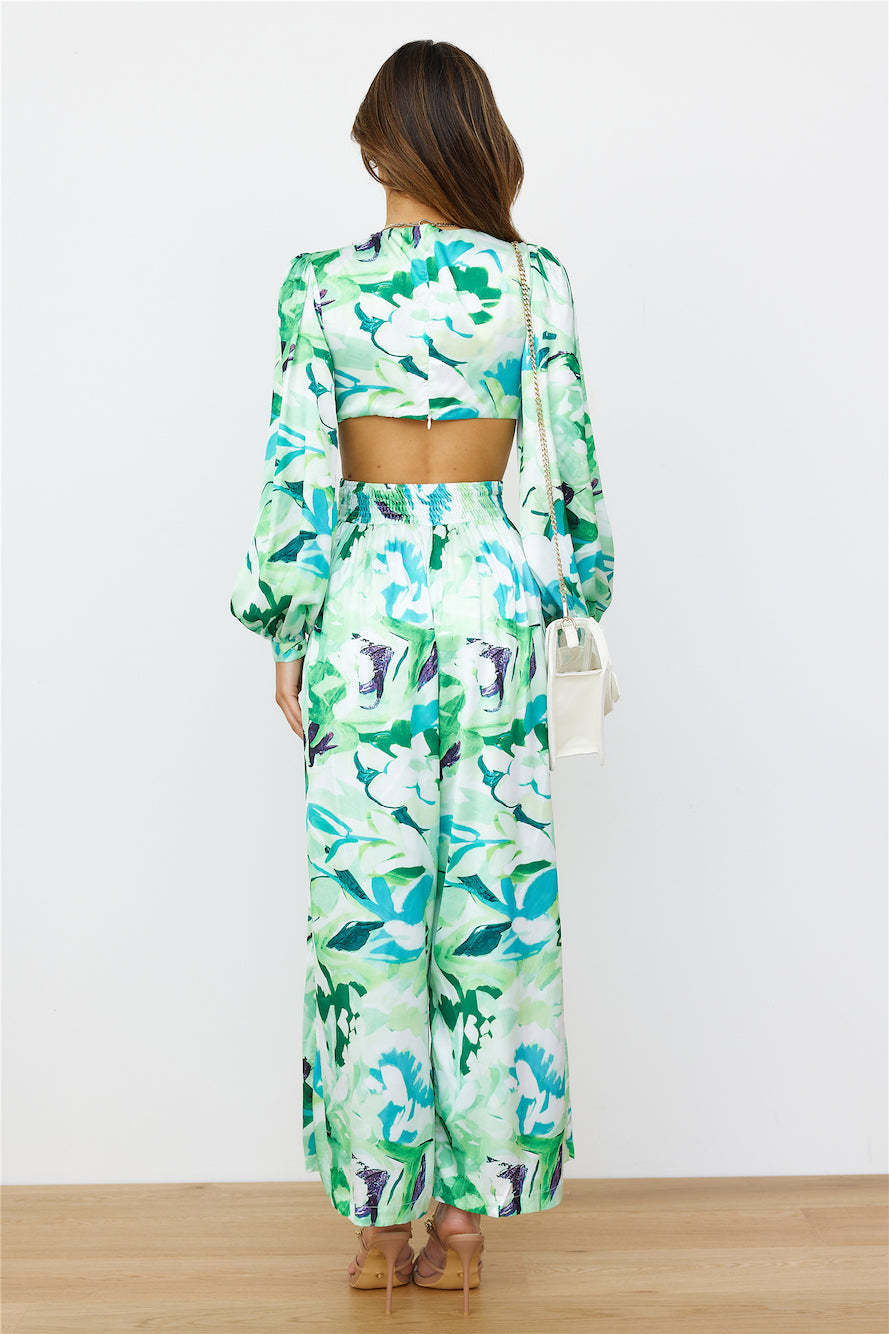 70s Edge Jumpsuit Green