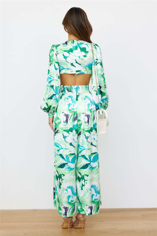 70s Edge Jumpsuit Green