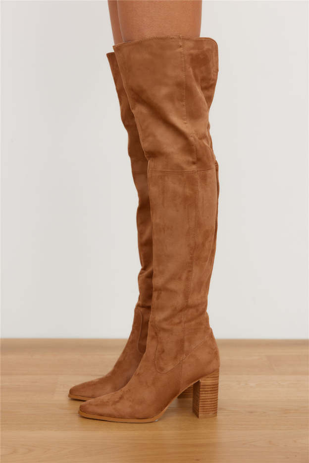 BILLINI Vixen Boots Wood Suede Natural