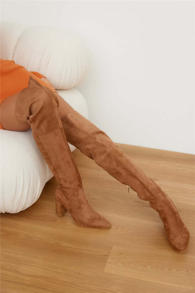 BILLINI Vixen Boots Wood Suede Natural