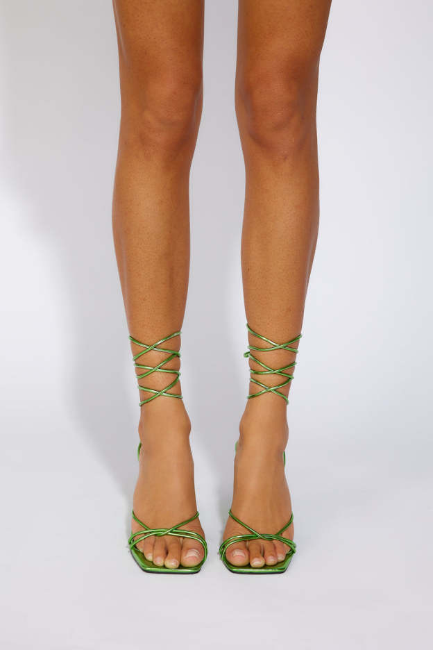 BILLINI Cyrus Heels Green Metallic