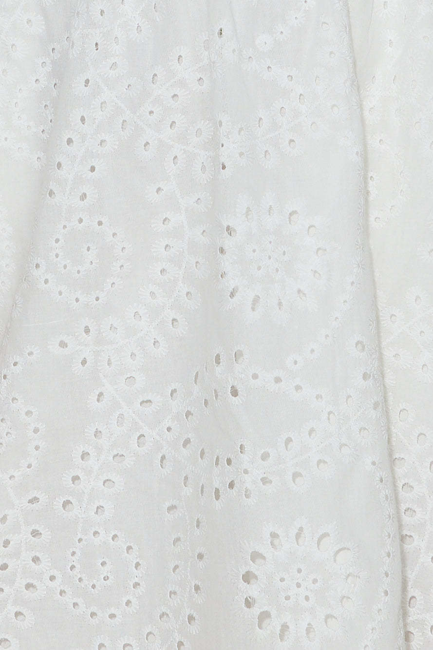 Bright Smile Mini Dress White