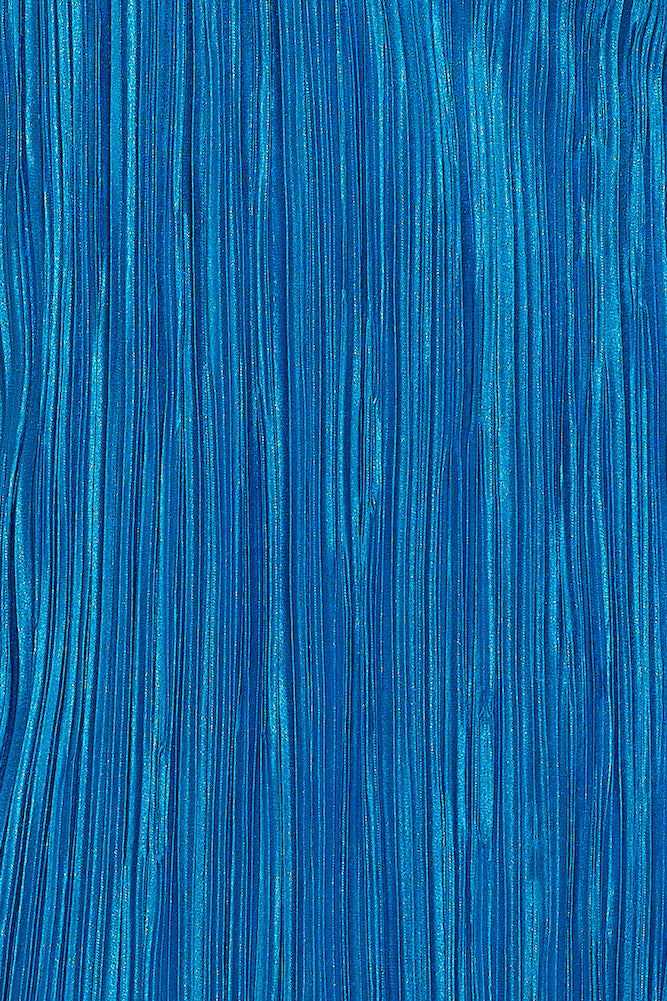 Horizons Meet Plisse Dress Royal Blue