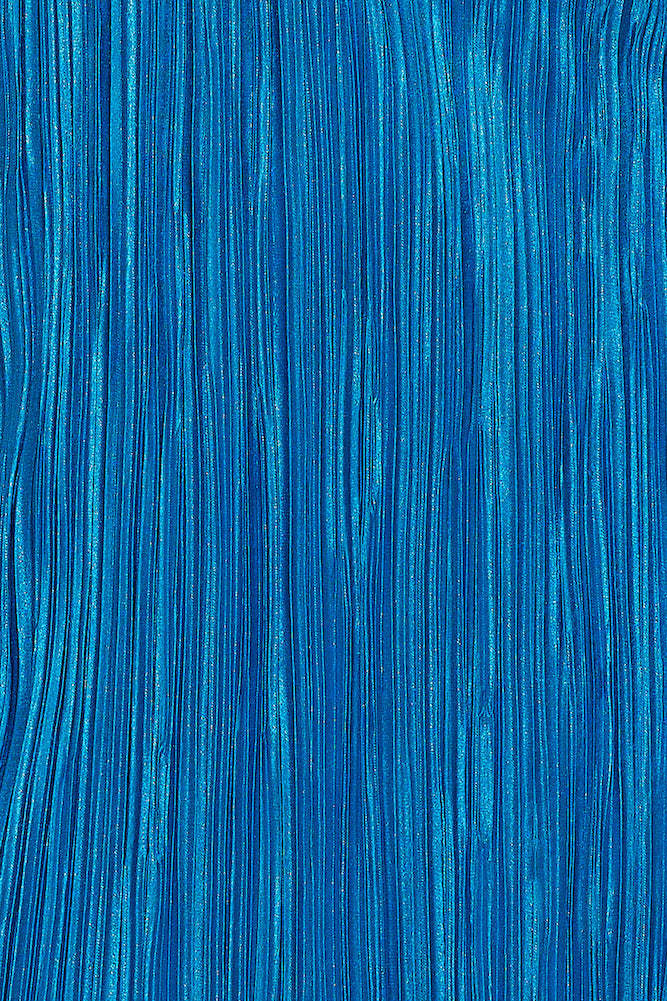 Horizons Meet Plisse Dress Royal Blue