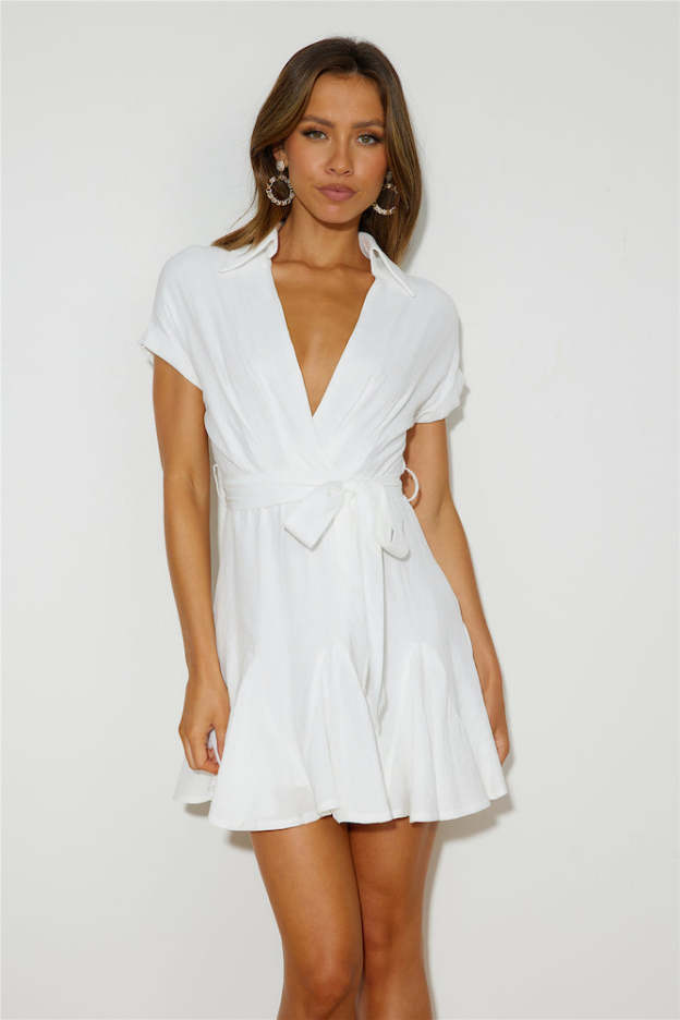 Daily 'Fit Mini Dress White