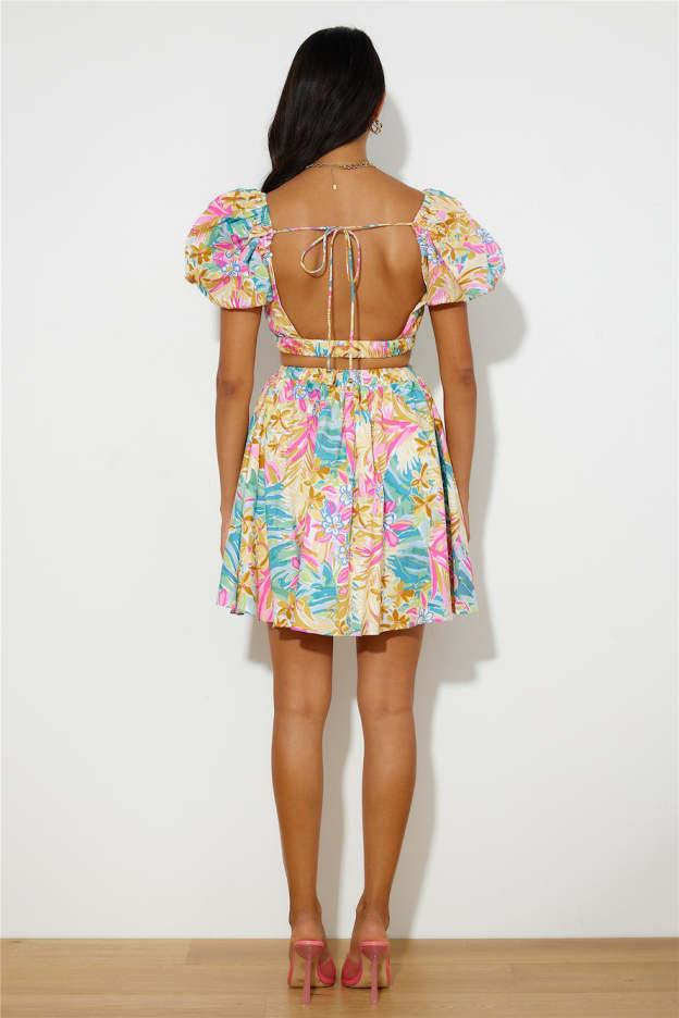 Candy At The Carnival Mini Dress Multi