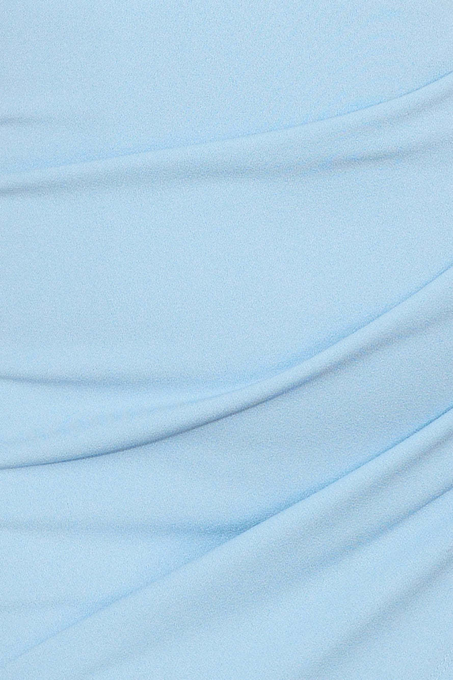Around The Twist Mini Dress Blue