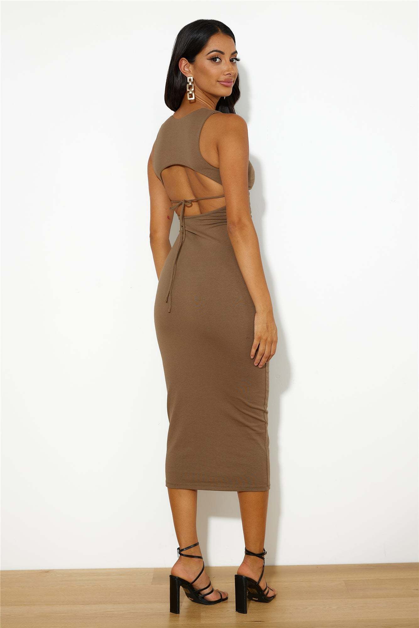 All Day Everyday Maxi Dress Brown