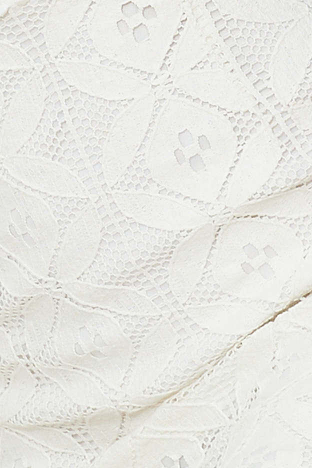 Dance Till Sunrise Lace Midi Dress White