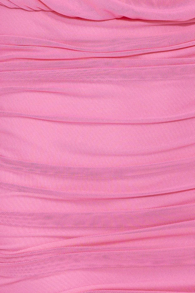 Compliment High Mesh Mini Dress Pink