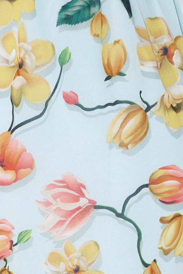 Blooming Field Mini Dress Blue