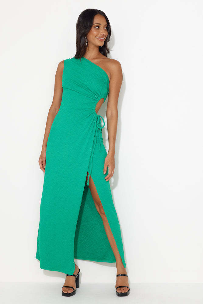 Beach Club Approved Maxi Dress Green