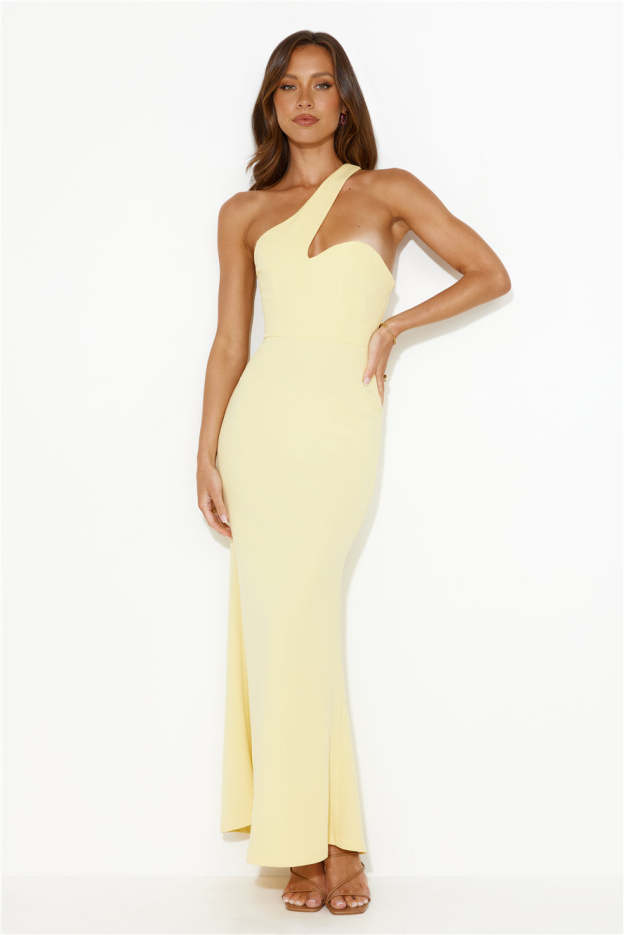 Dance To It Maxi Dress Yellow