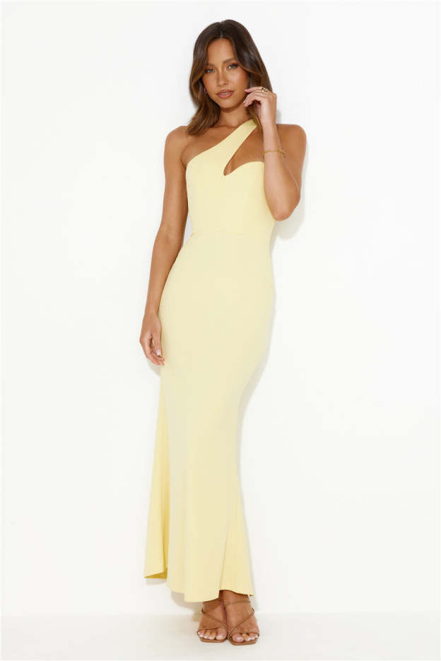 Dance To It Maxi Dress Yellow