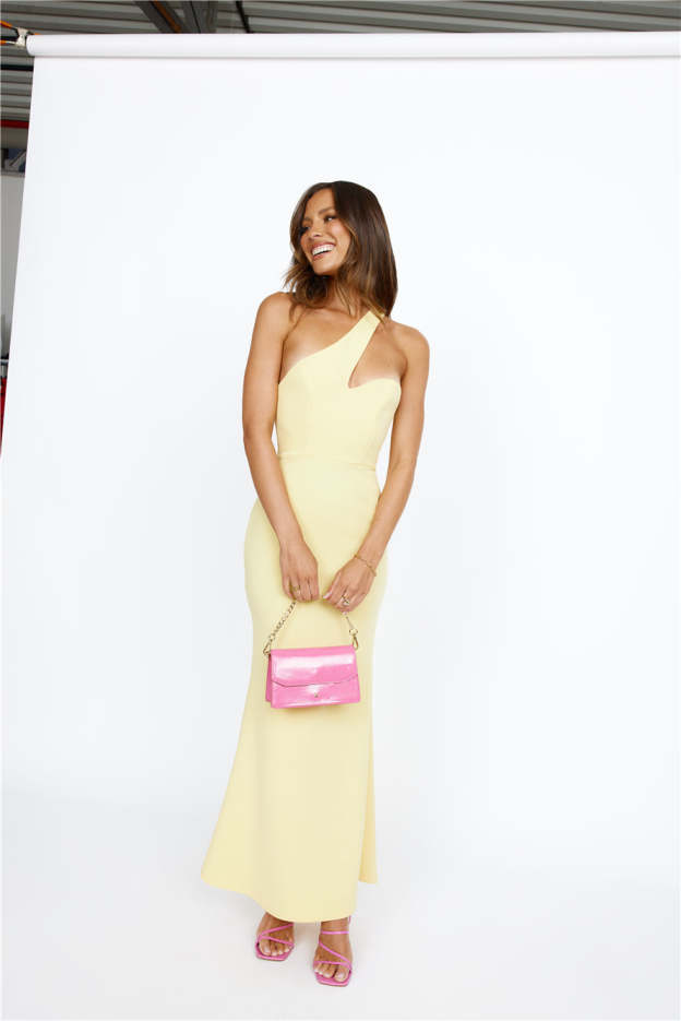 Dance To It Maxi Dress Yellow