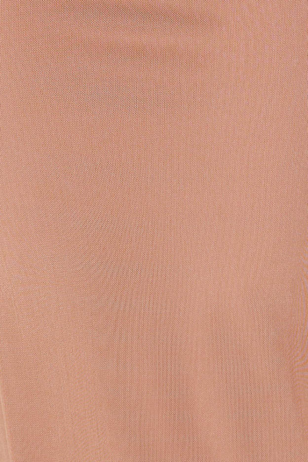 Beauty Guide Backless Mesh Maxi Dress Pink