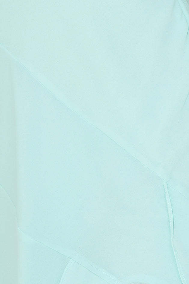 Fresh Scent Frill Maxi Dress Aqua