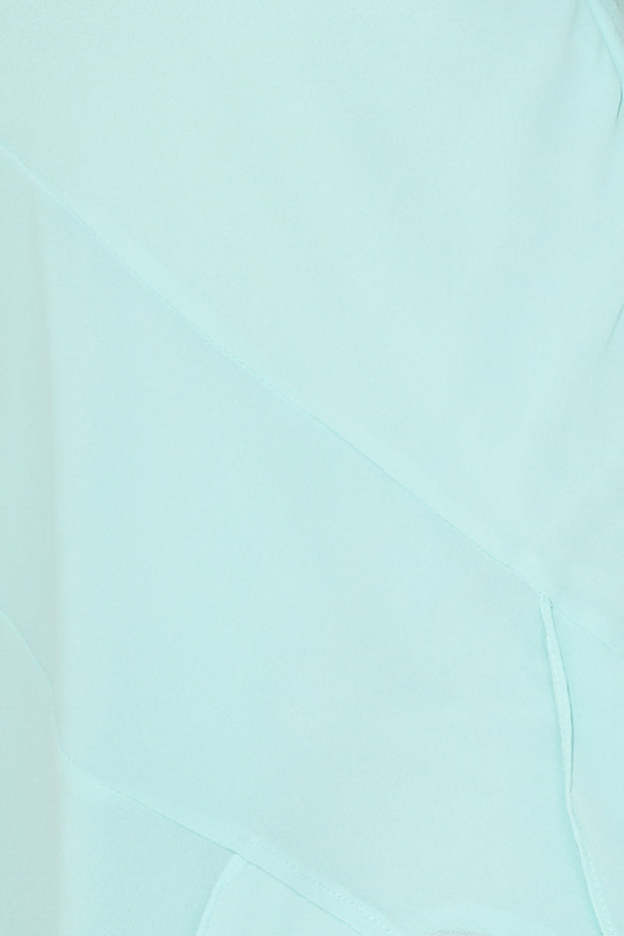 Fresh Scent Frill Maxi Dress Aqua