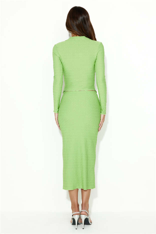 Be Sleek Midi Skirt Green