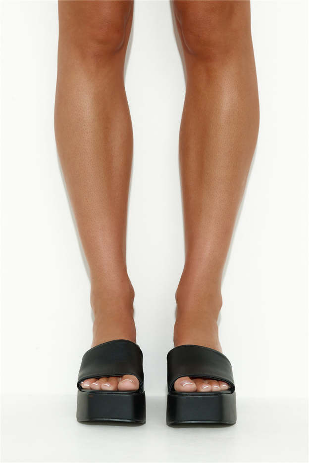 BILLINI Libby Platform Slides Black