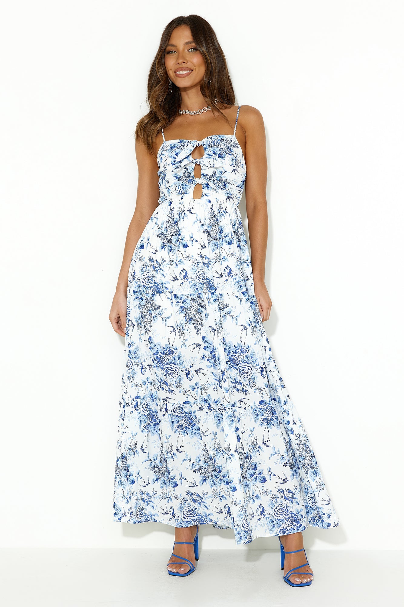 Days By The Ocean Maxi Dress Blue