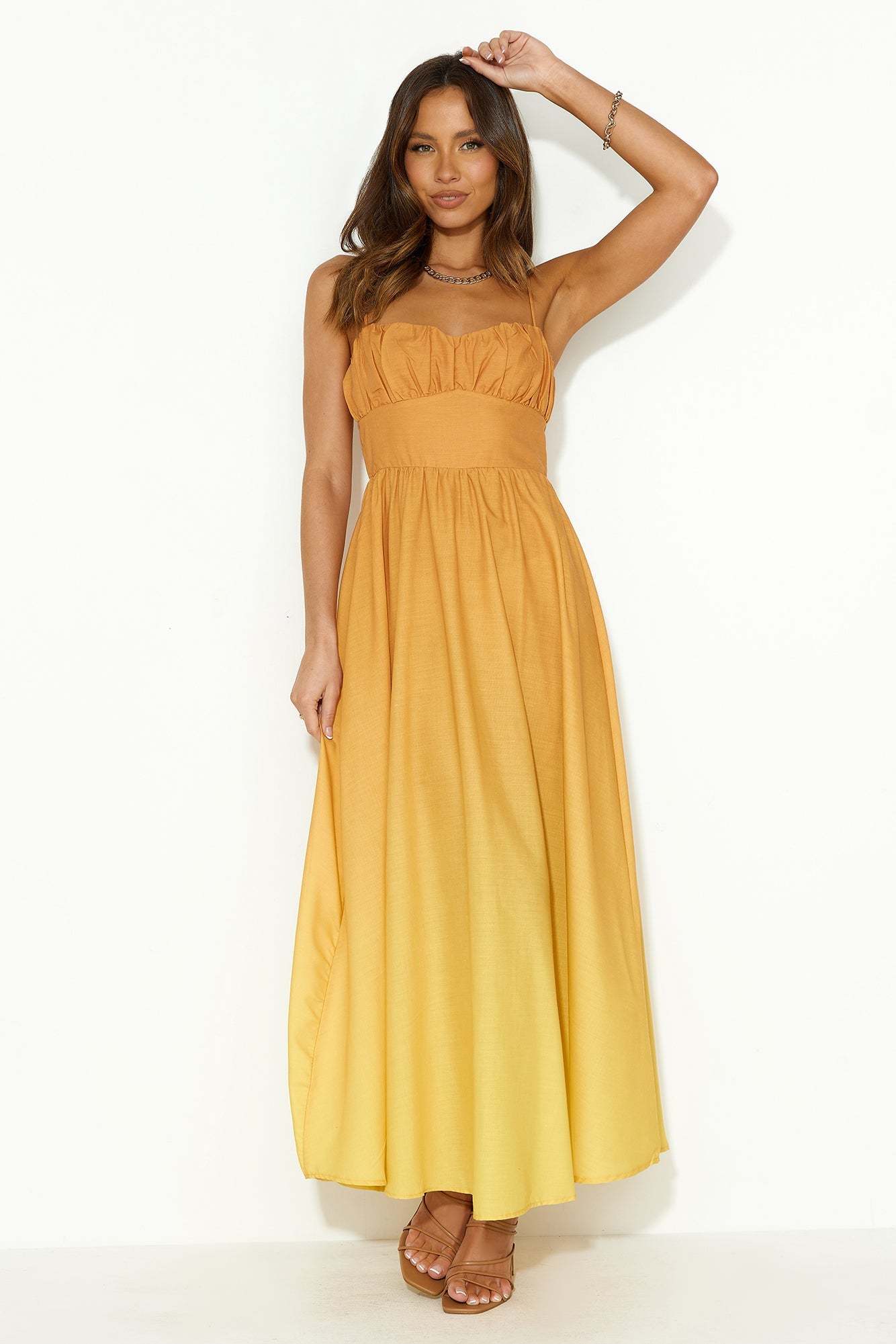 Candy Wonderland Maxi Dress Orange