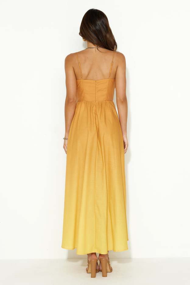 Candy Wonderland Maxi Dress Orange