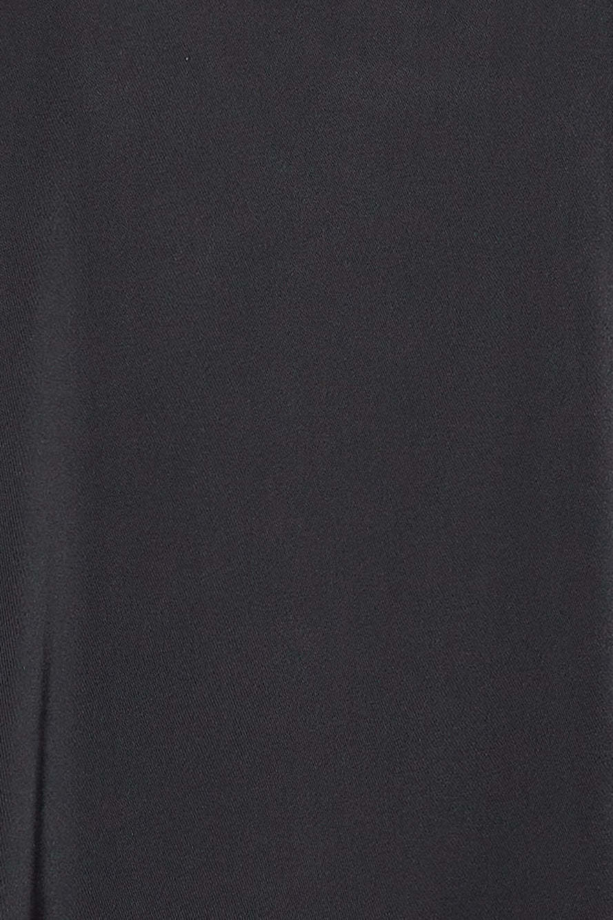 Chasing The Fun Satin Mini Dress Black