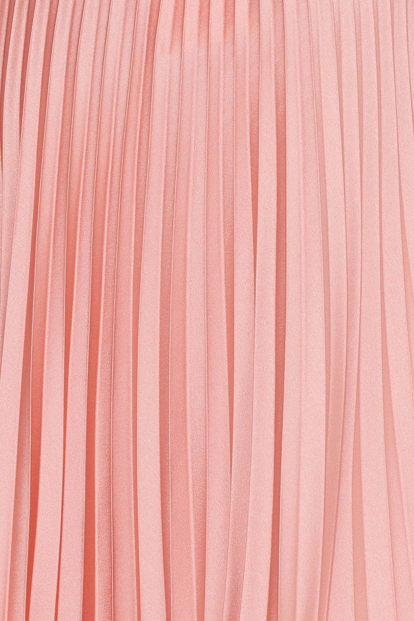 Clouds Of Love Strapless Pleated Maxi Dress Pink