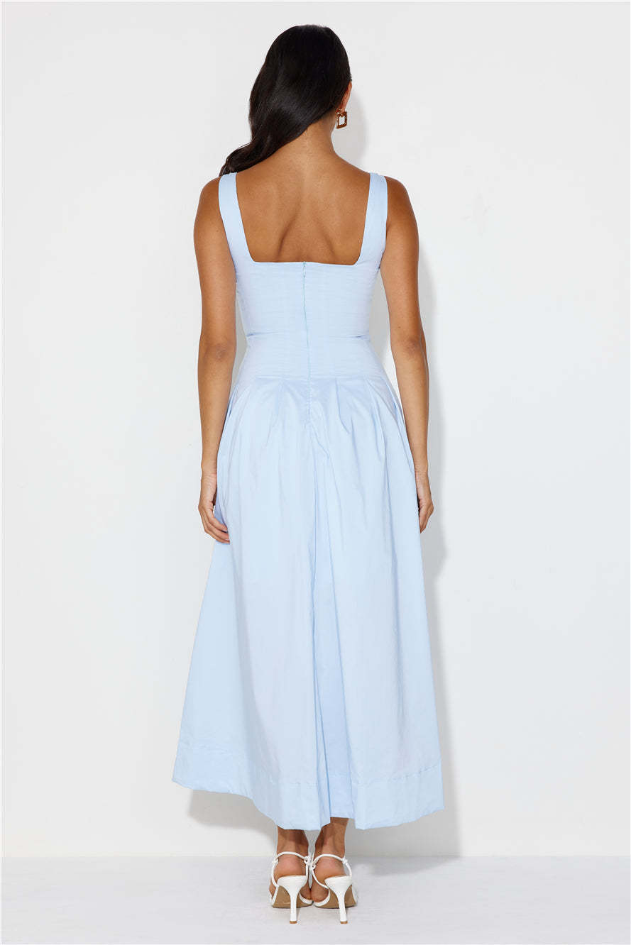 Classy Days Midi Dress Blue