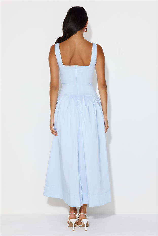 Classy Days Midi Dress Blue