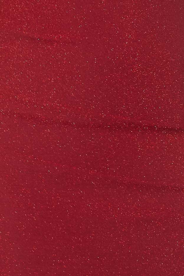 City Of Lights Glitter Midi Dress Red