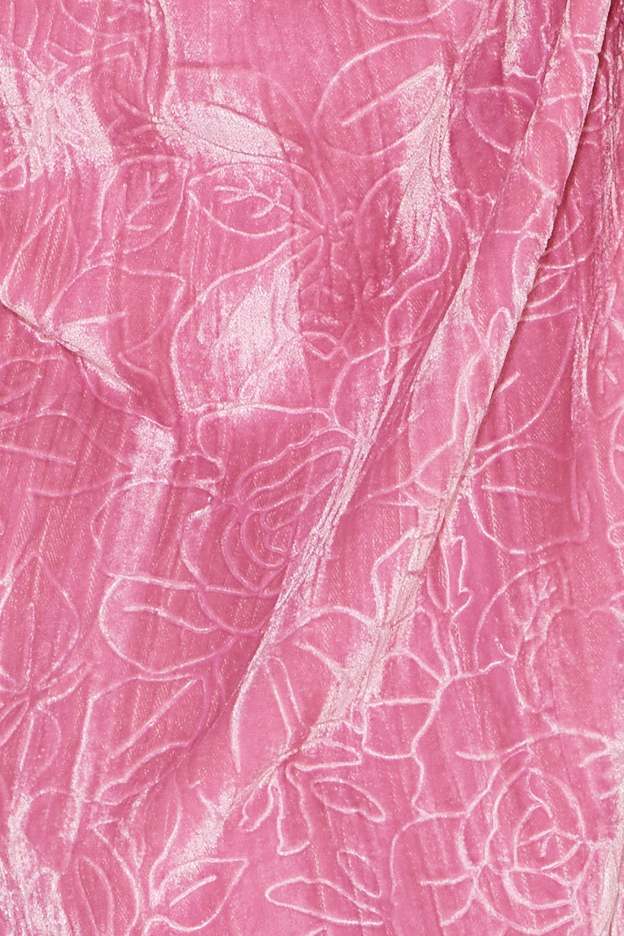 City Night Lights Velvet Mini Dress Pink