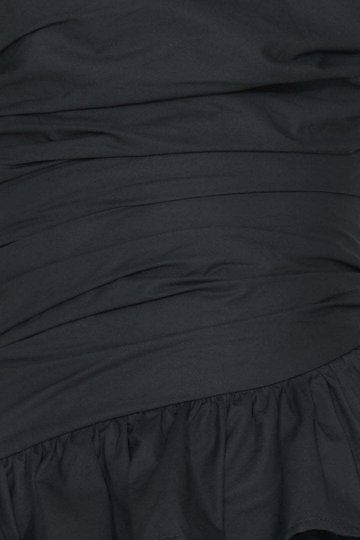 Attention Snatch Mini Dress Black