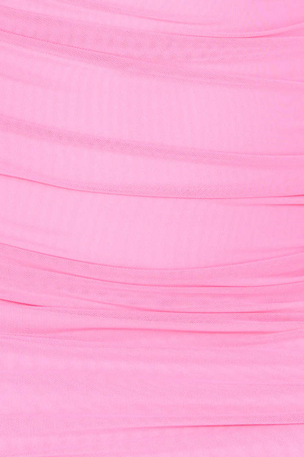 Beauty In Motion Mesh Mini Dress Pink