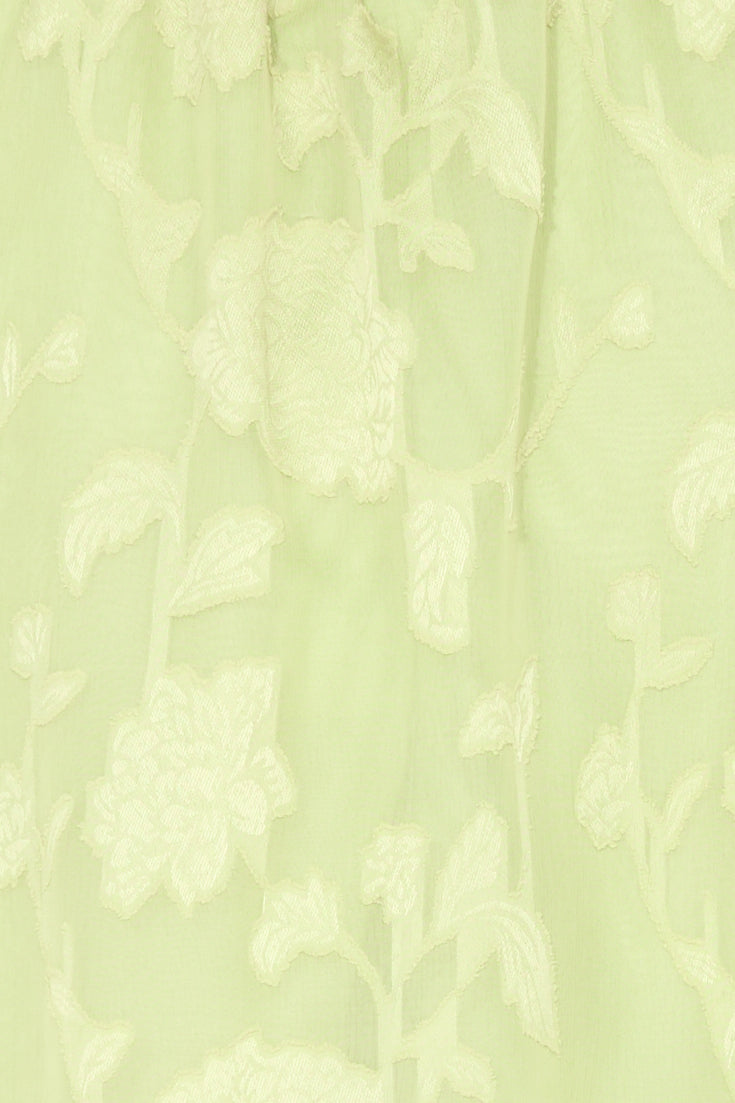 Dainty Long Sleeve Mini Dress Green