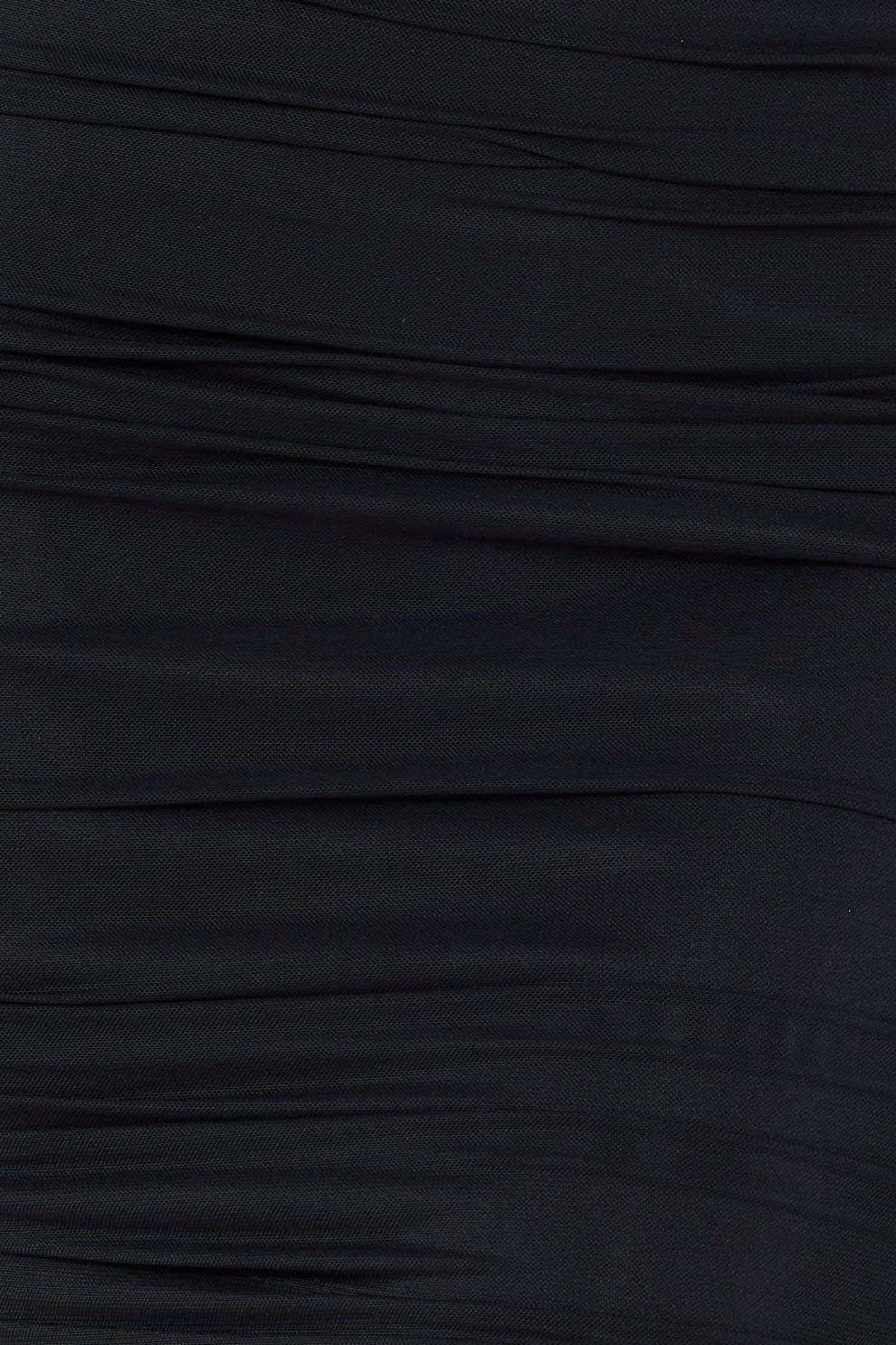 Awaken Desires Mesh Long Sleeve Midi Dress Black