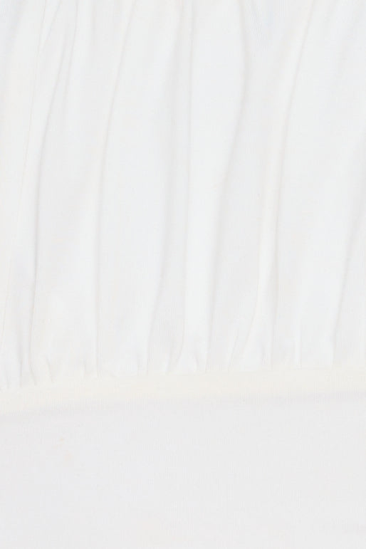 Cityscape Mid Rise Bubble Mini Skirt White