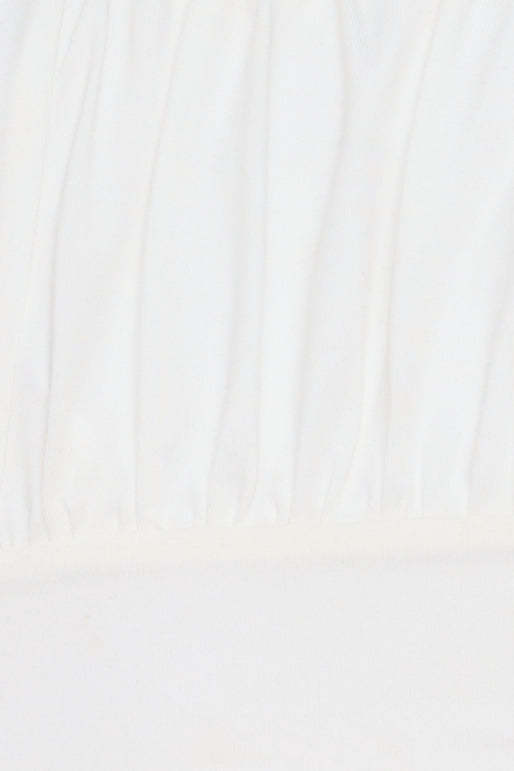 Cityscape Mid Rise Bubble Mini Skirt White