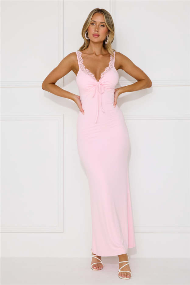 Romance Delight Maxi Dress Pink