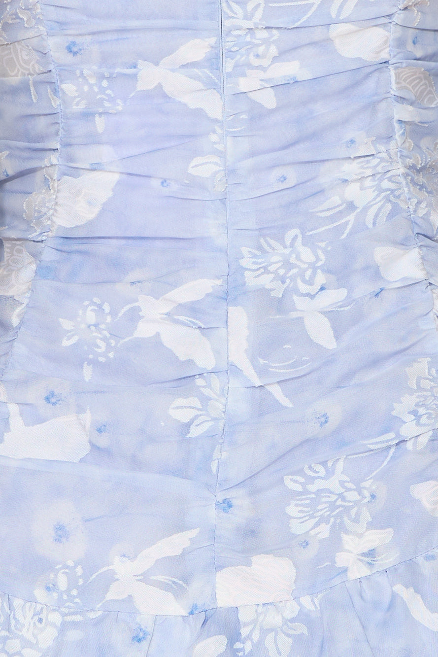 Coastal Calm Mini Dress Blue