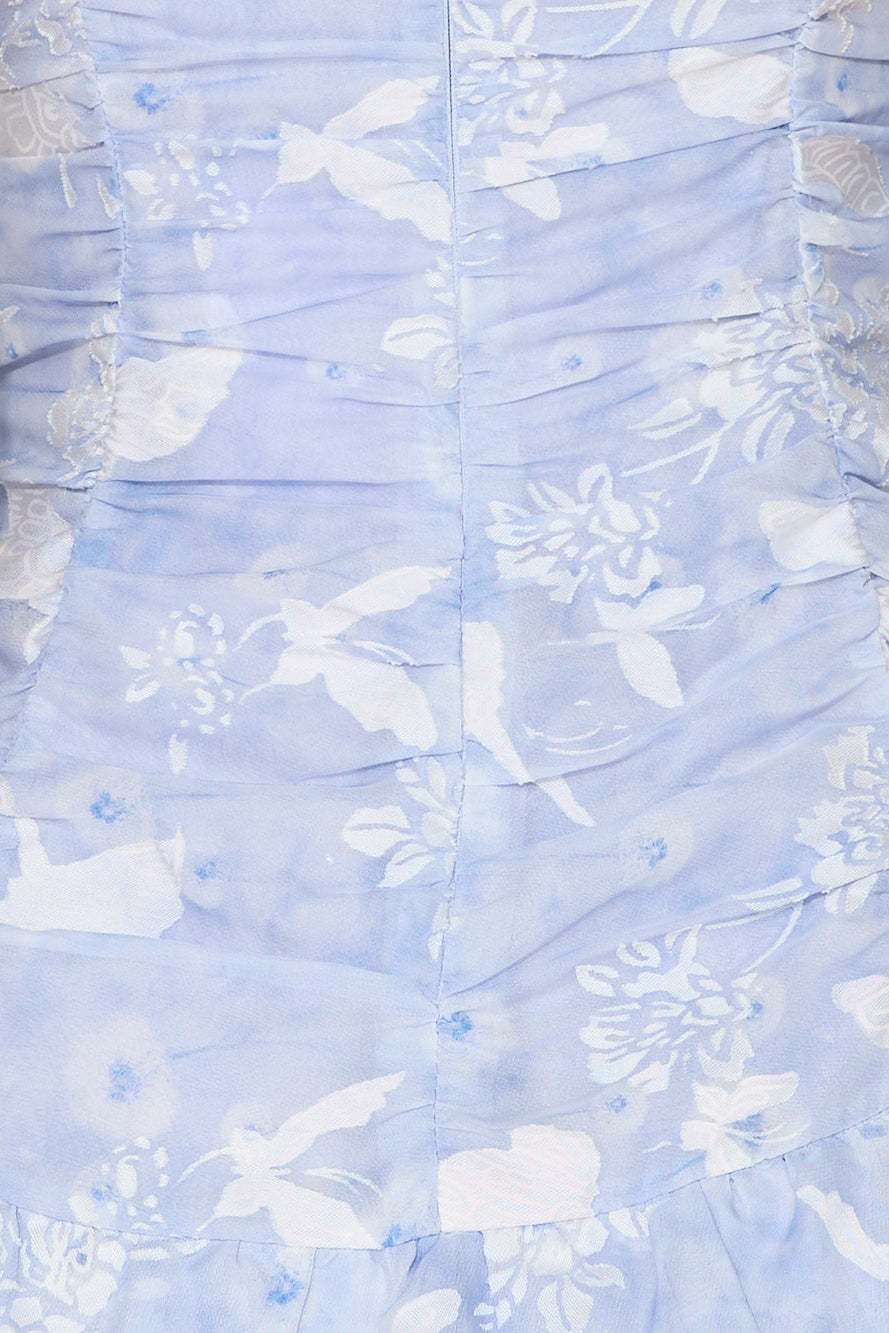 Coastal Calm Mini Dress Blue